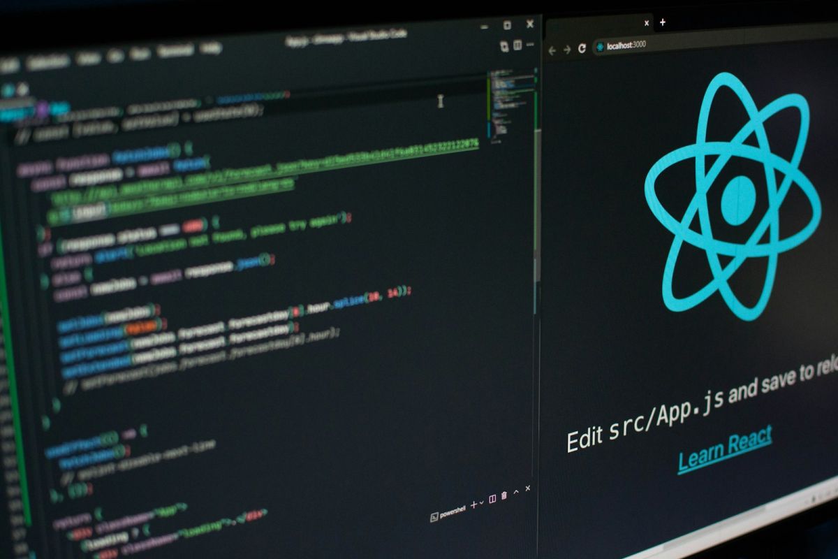 React development illustration